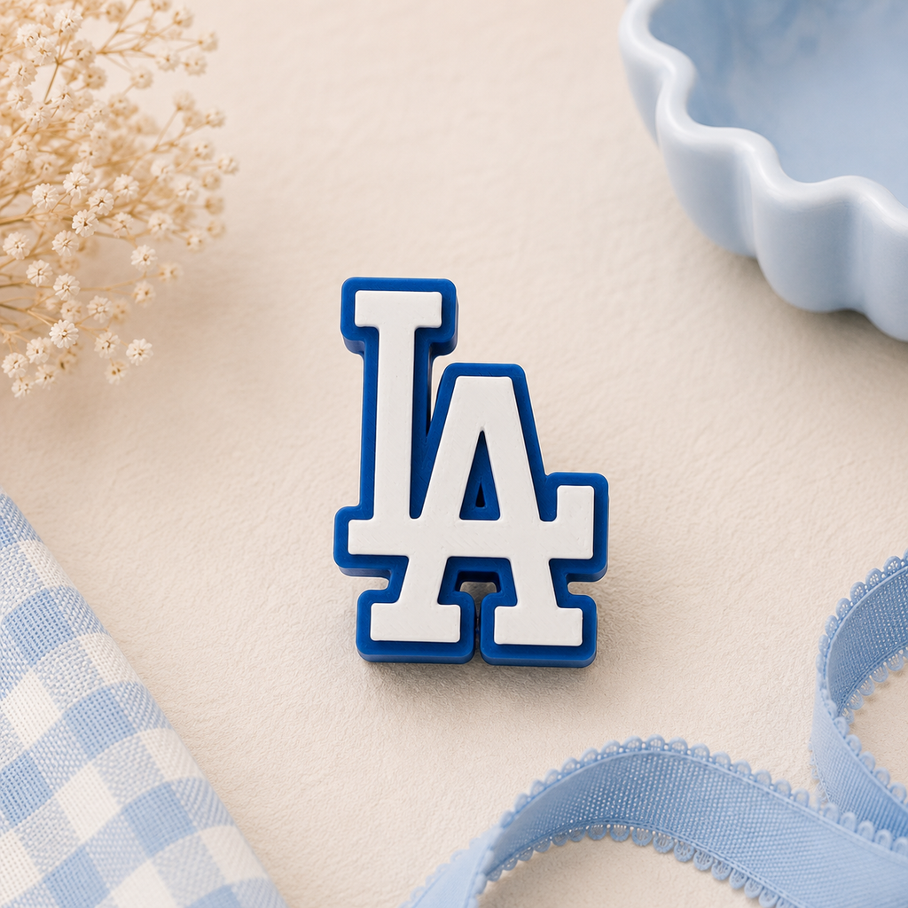 💙 LA Dodgers Straw Topper