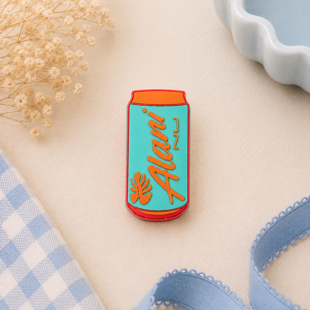 Alani Nu Inspired Energy Drink Straw Topper | 3D Printed Cup Accessory 🩵🧡